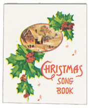 Dollhouse Miniature Christmas Song Book
